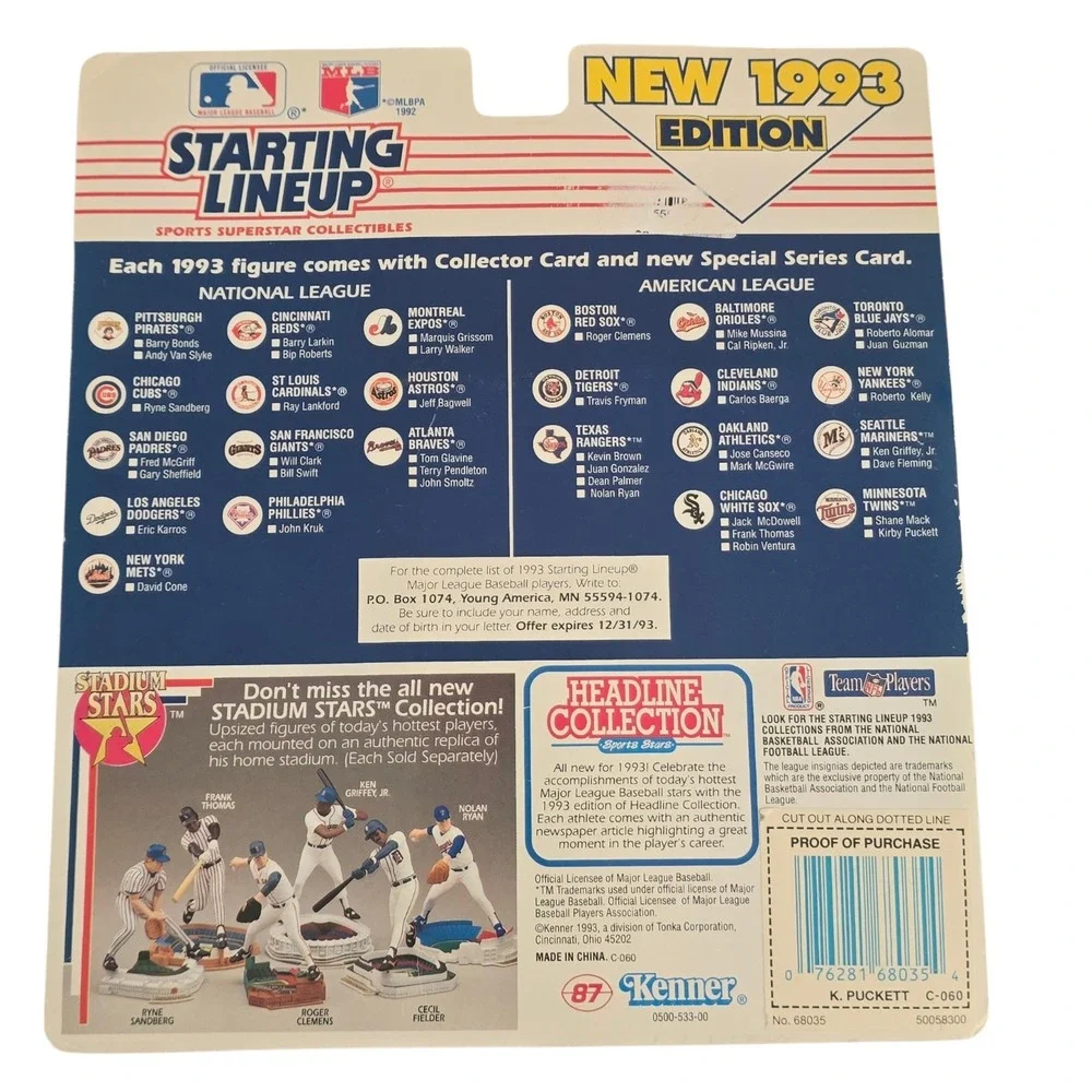 Kenner starting lineup